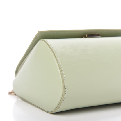 Givenchy Textured Calfskin Mini Pandora Box Chain Crossbody Bag Aqua Green 6 of 10