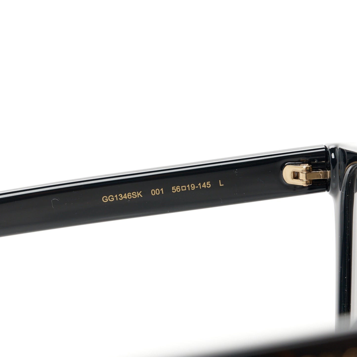 Acetate Square Frame Sunglasses GG1346SK Black