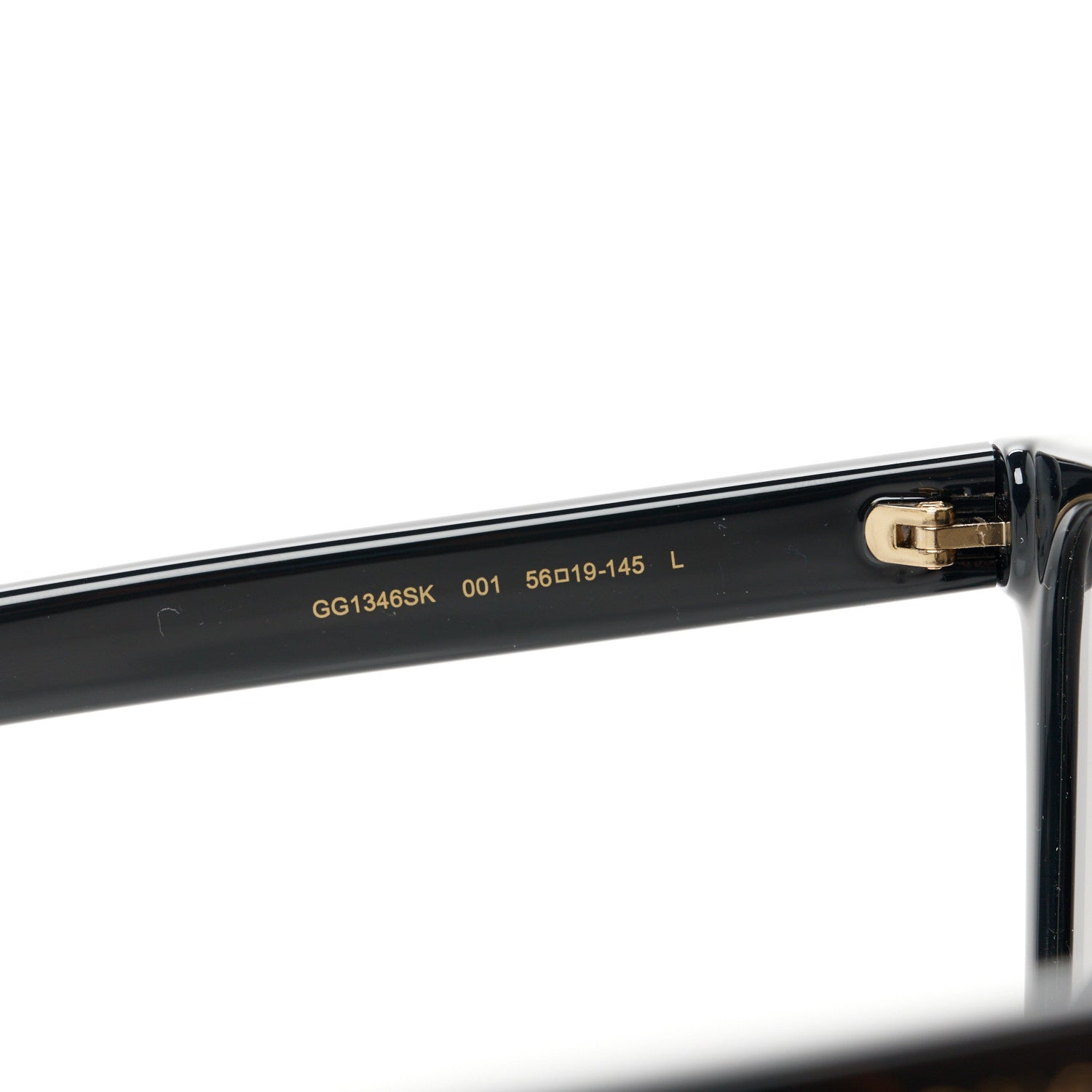 Gucci Acetate Square Frame Sunglasses GG1346SK Black 5 of 8