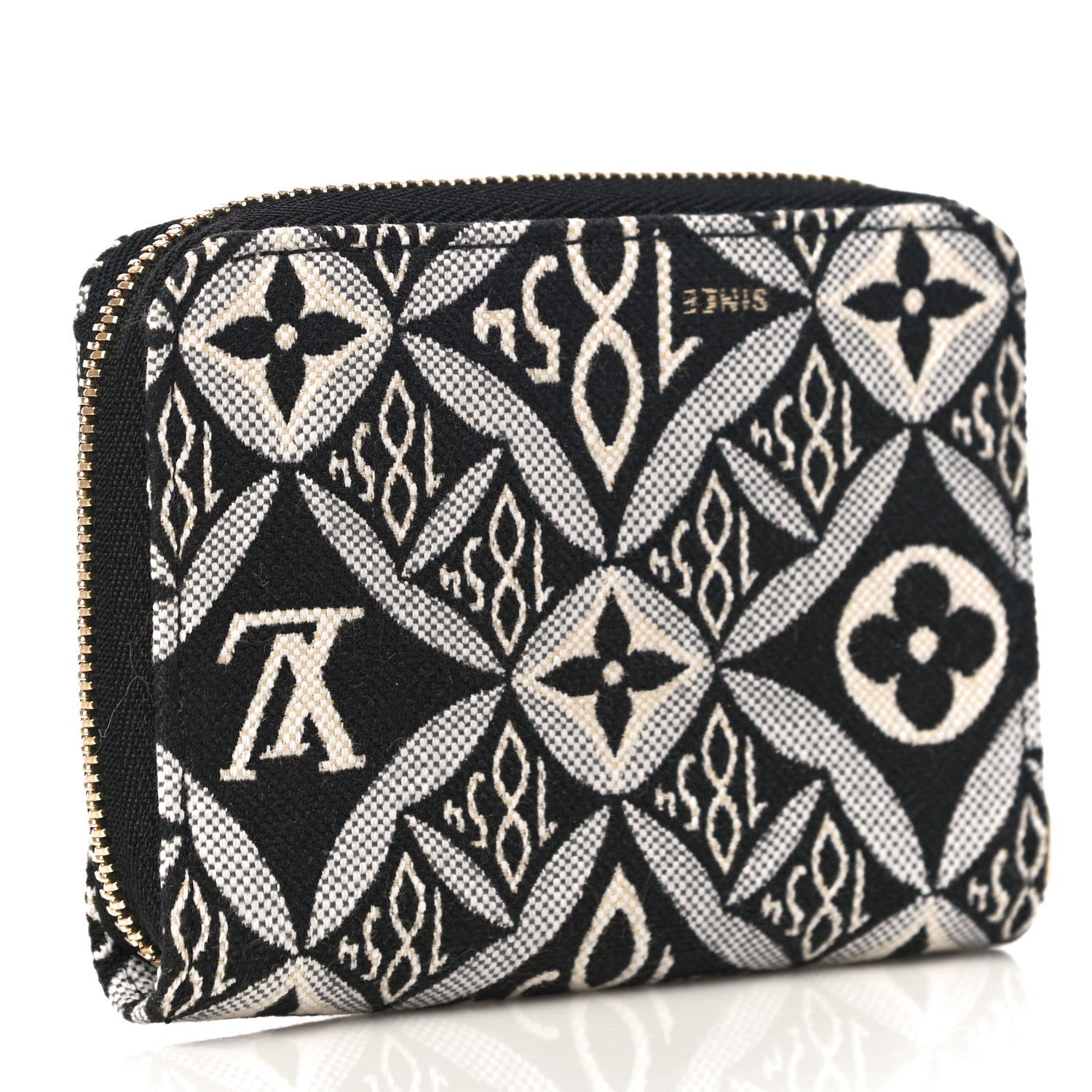 Louis Vuitton Jacquard Since 1854 Zippy Coin Purse Grey 3 of 9