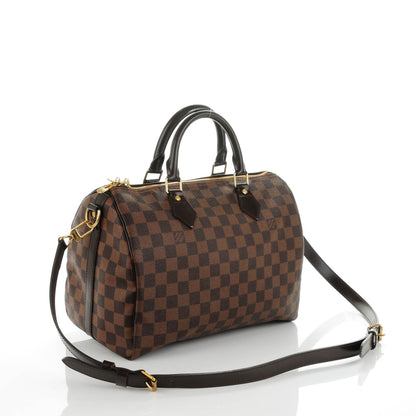 Louis Vuitton Damier Ebene Speedy Bandouliere 30 3 of 8