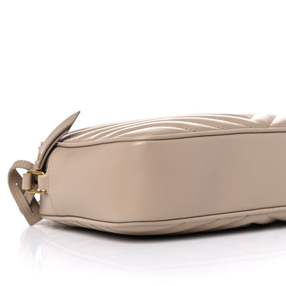 Saint Laurent Calfskin Matelasse Monogram Lou Camera Bag Dark Beige 8 of 9