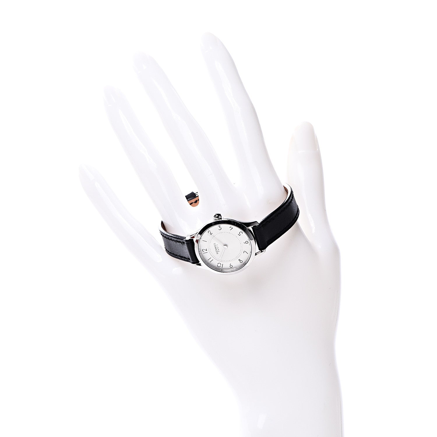 Hermes Stainless Steel Box 25mm Slim d'Hermes Quartz Watch Noir 2 of 9