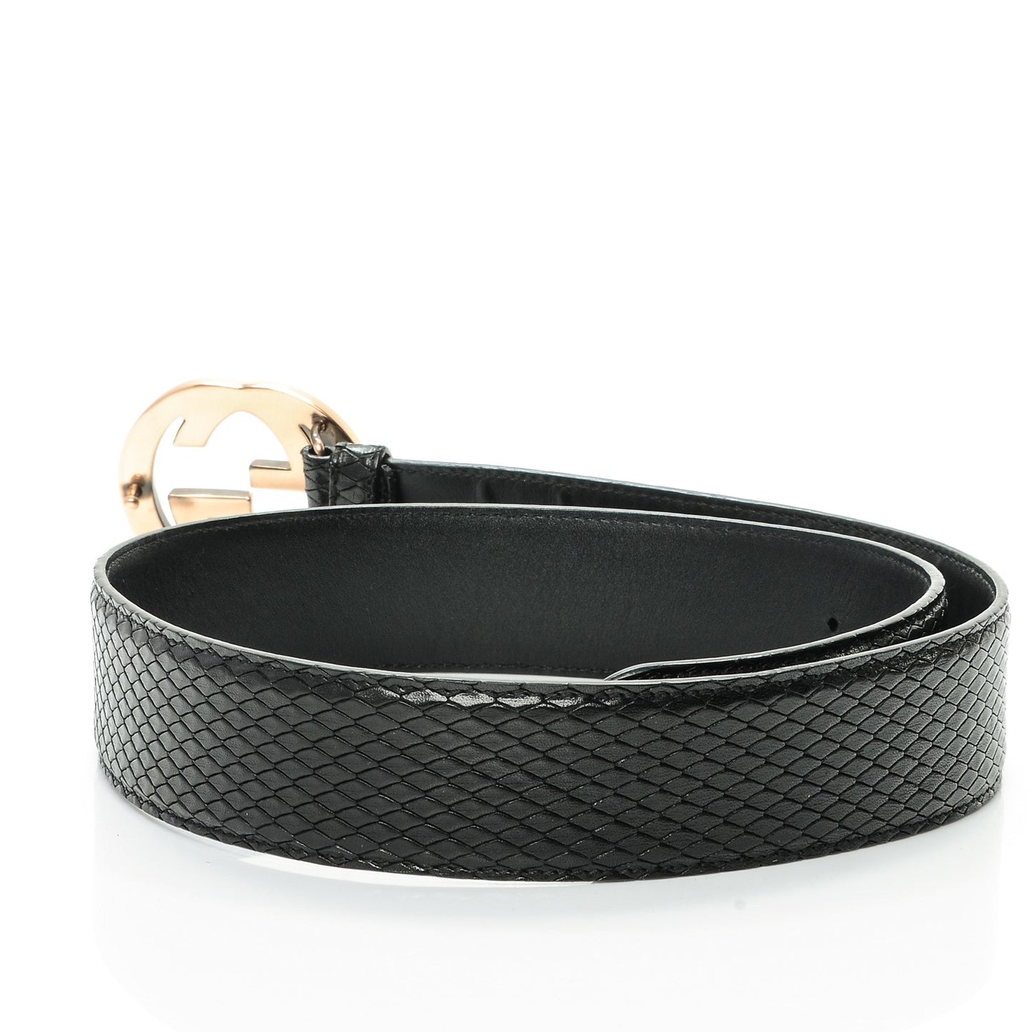 Python Interlocking G Belt 80 32 Black