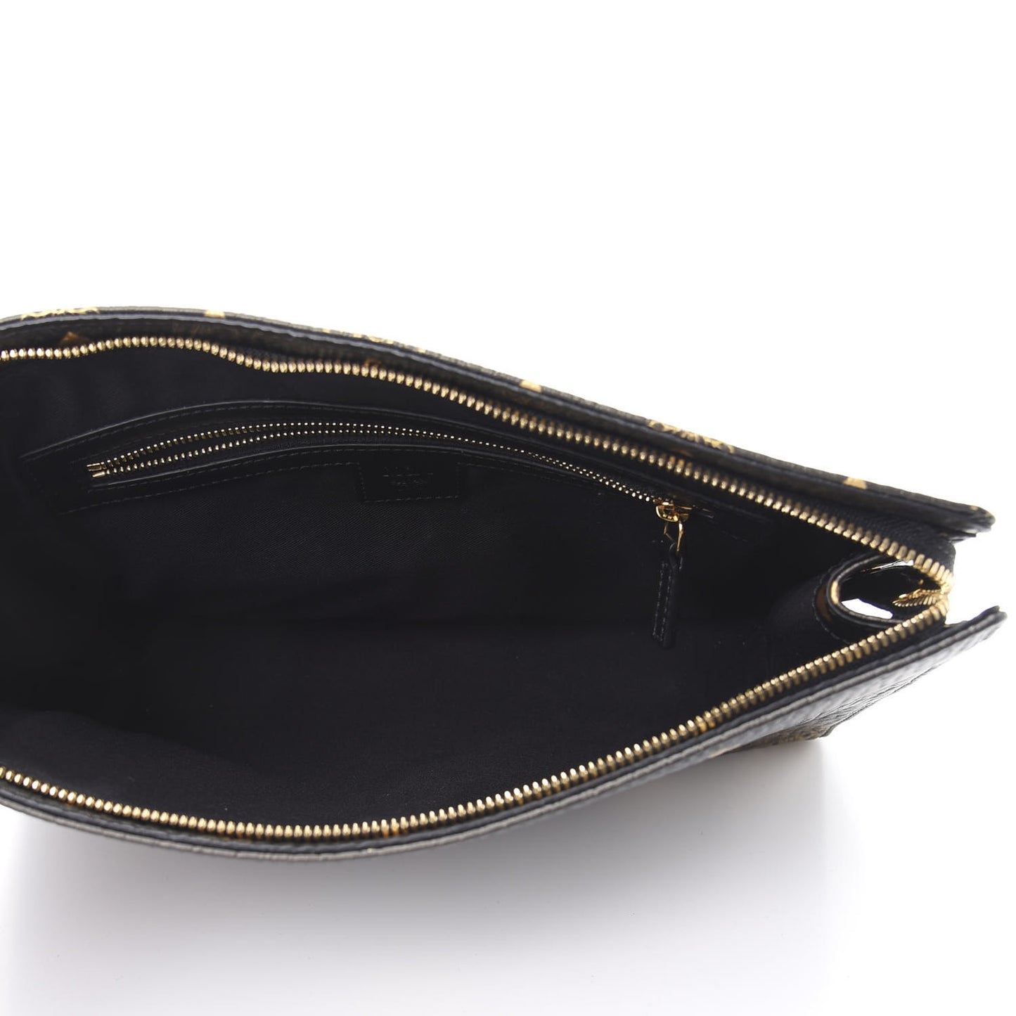 Gradation Visetos Zip Pouch Black Gold