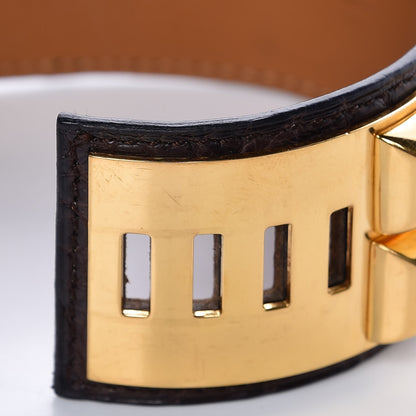 Hermes Matte Alligator Collier De Chien CDC Bracelet S Ebene 7 of 7