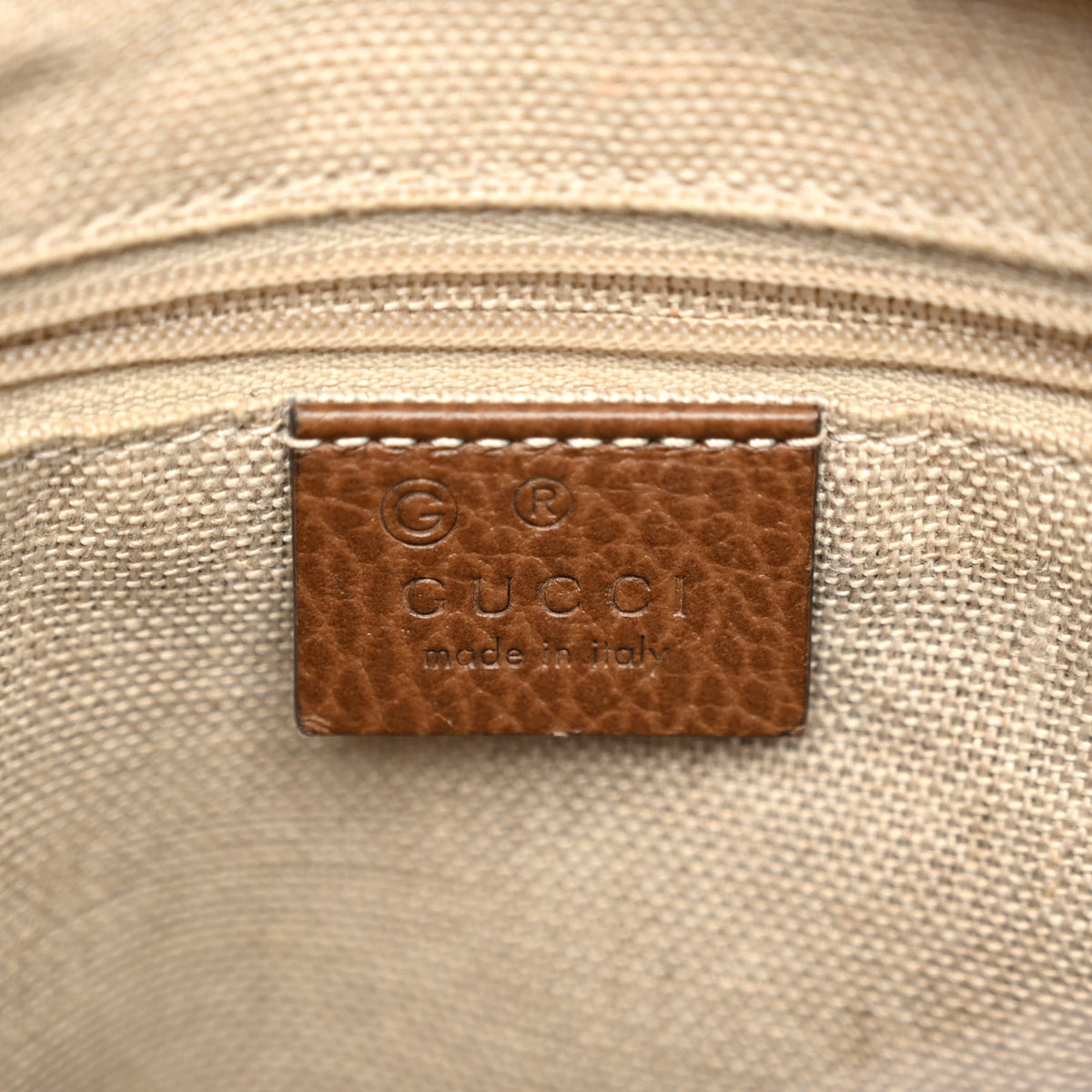 Monogram Small Bree Tote Beige Tabacco