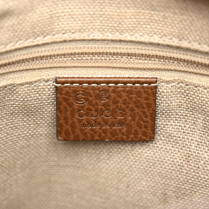 Gucci Monogram Small Bree Tote Beige Tabacco 6 of 10