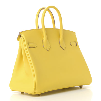 Hermes Swift Birkin 25 Lime 3 of 11
