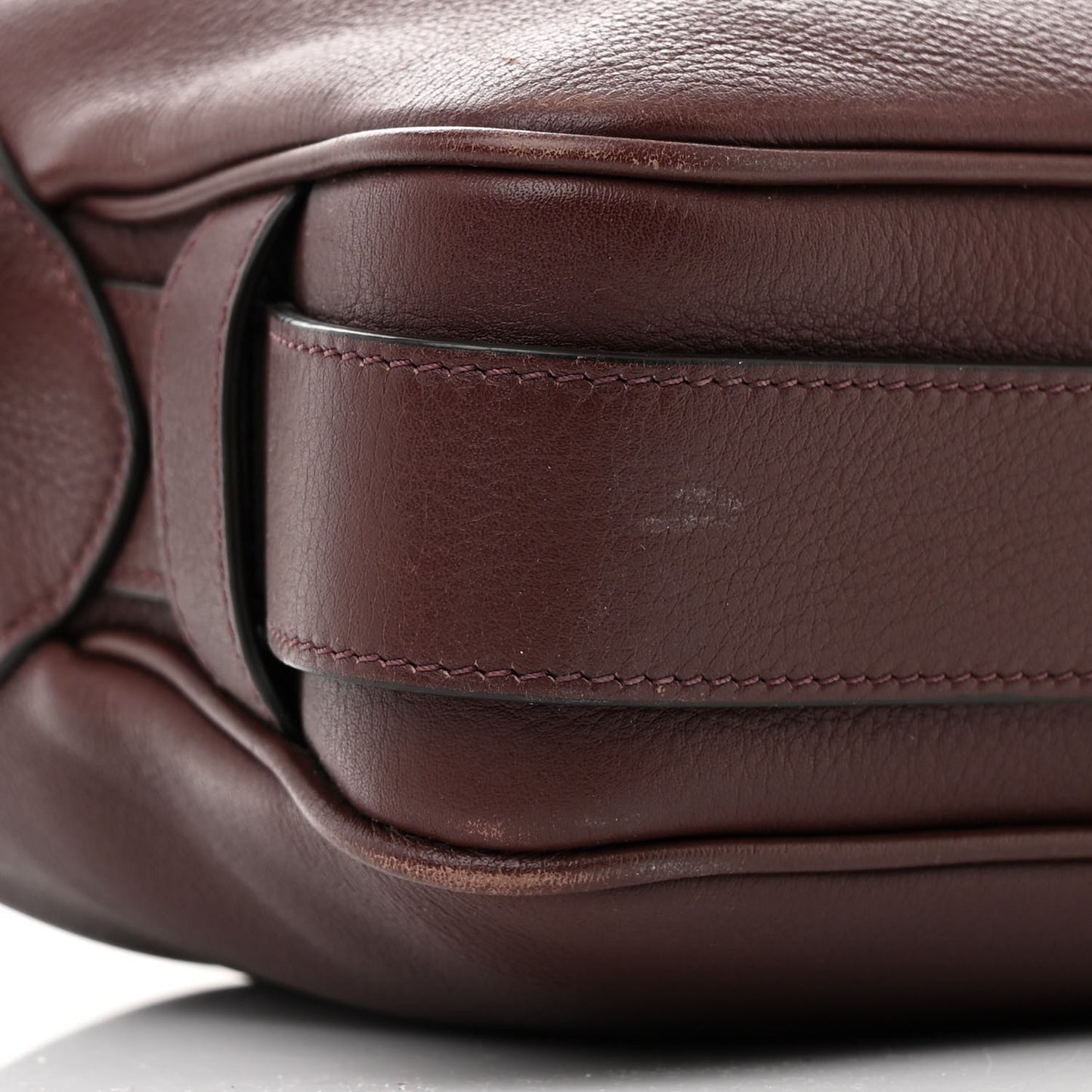 Supple Calfskin Medium Romy Shoulder Bag Hickory