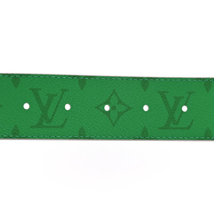 Louis Vuitton Monogram 40mm Reversible LV Initiales Belt 85 34 White Green 4 of 6