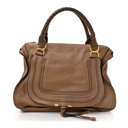 Chloe Calfskin Large Marcie Satchel Nut 1 of 13