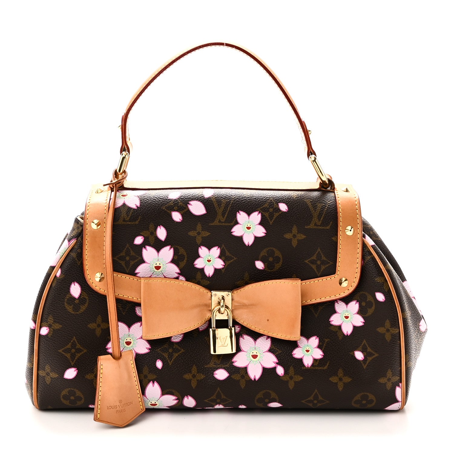 Louis Vuitton Monogram Cherry Blossom Sac Retro Bag Brown 1 of 10
