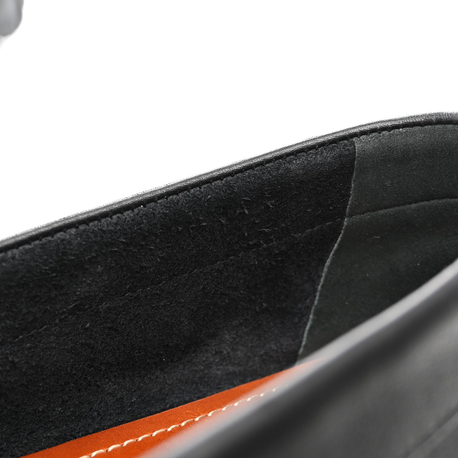 Gucci Soft Clove Calfskin Monochrome Mens Interlocking G Driver Loafers 10.5 Black 10 of 12