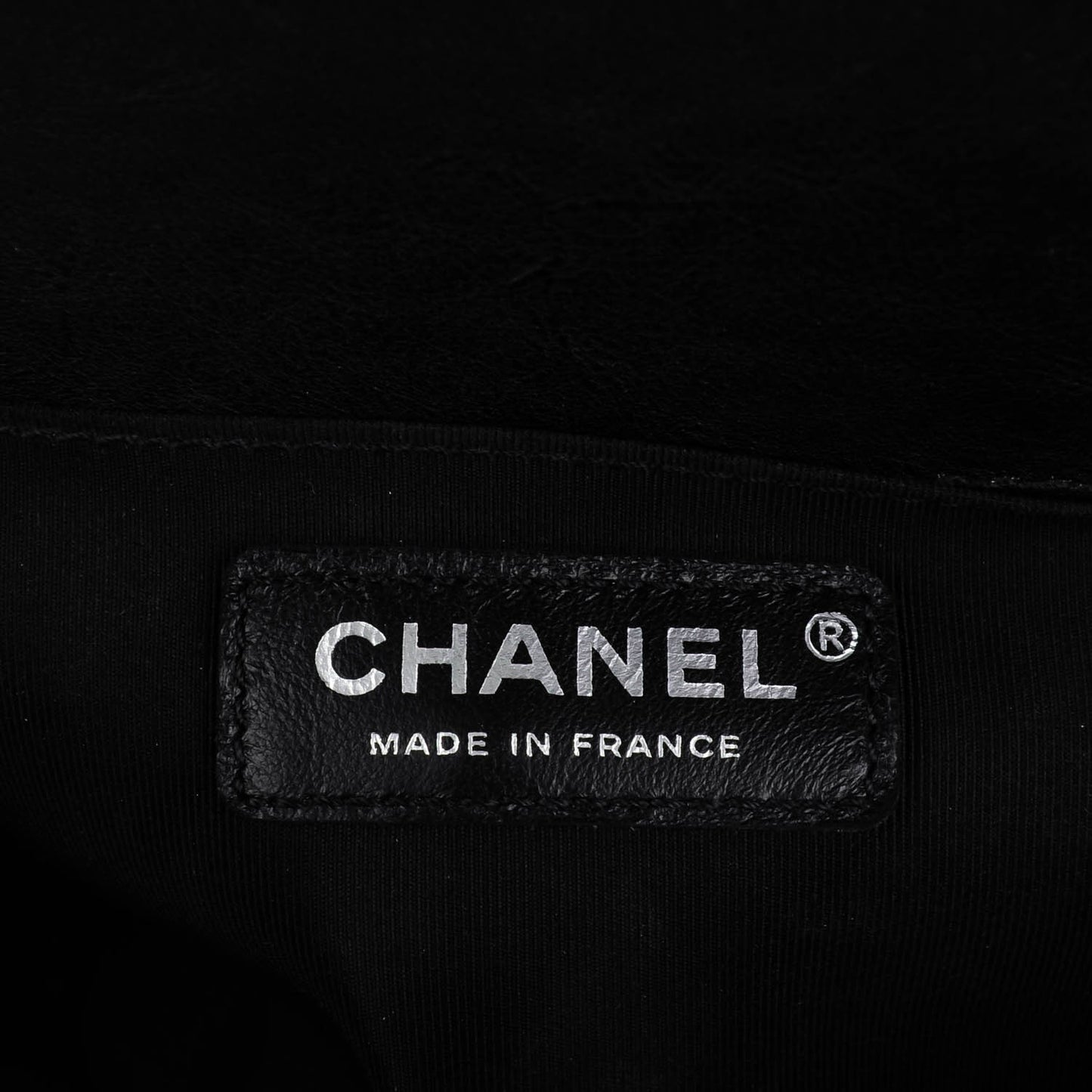 Calfskin Quilted Medium Top Handle Boy Flap Black