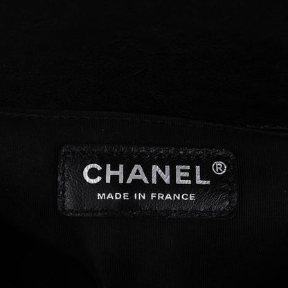 Chanel Calfskin Quilted Medium Top Handle Boy Flap Black 6 of 7