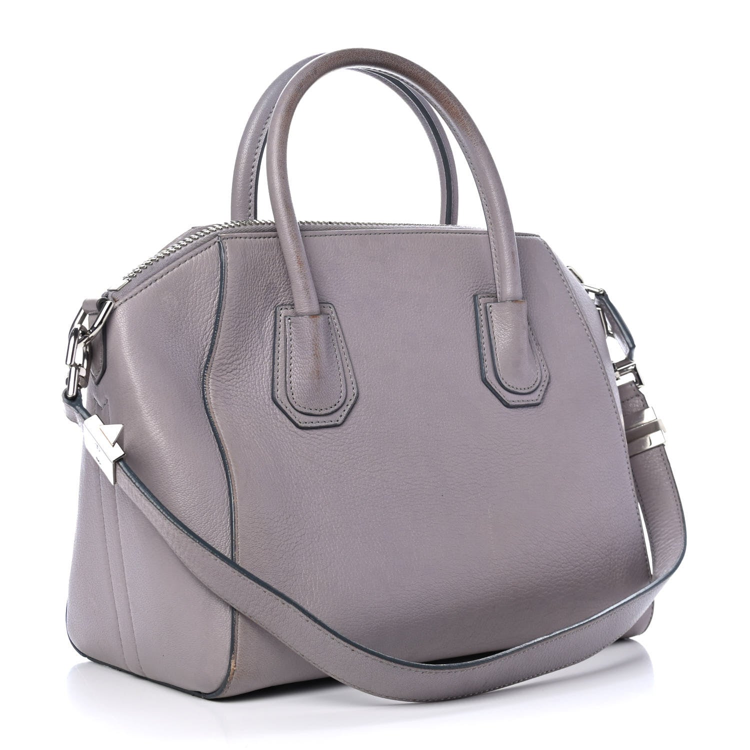 Givenchy Sugar Goatskin Medium Antigona Pearl Grey 2 of 5