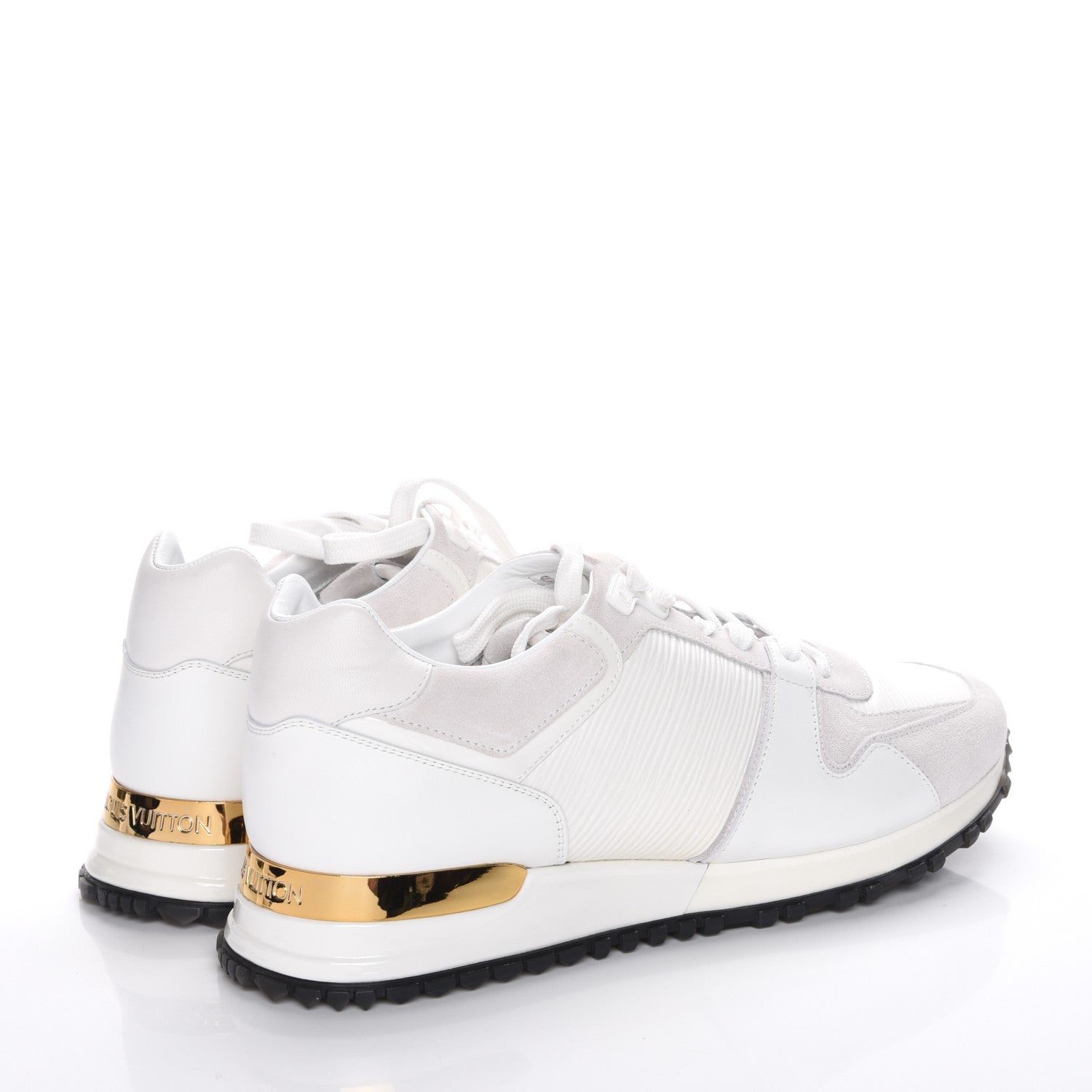 Louis Vuitton Epi Suede Run Away Sneakers 37.5 White 4 of 10