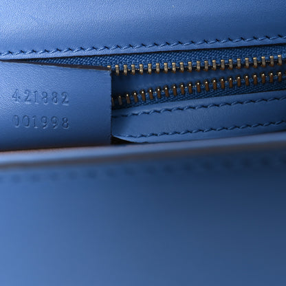 Gucci Calfskin Small Sylvie Shoulder Bag Clear Sky Blue 7 of 11