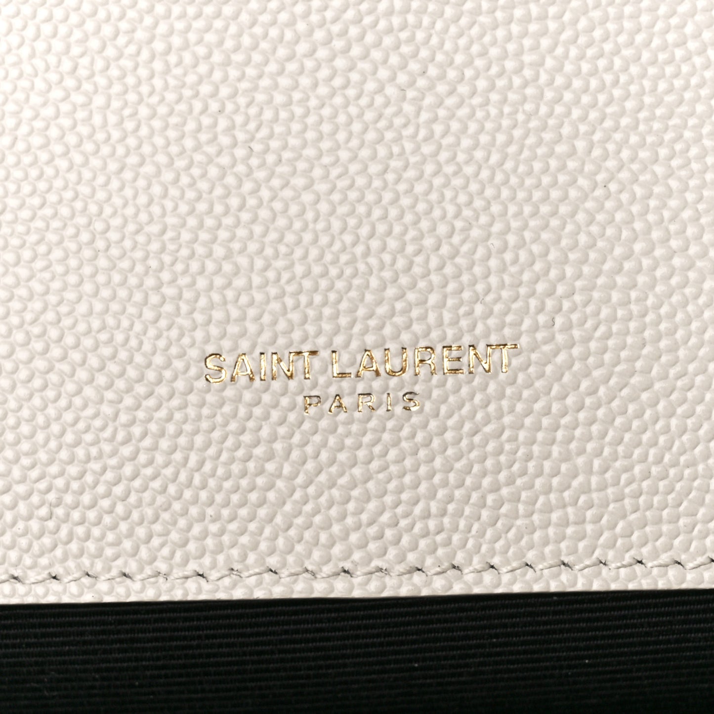 Grain De Poudre Medium Classic Monogram Kate Satchel Blanc Vintage