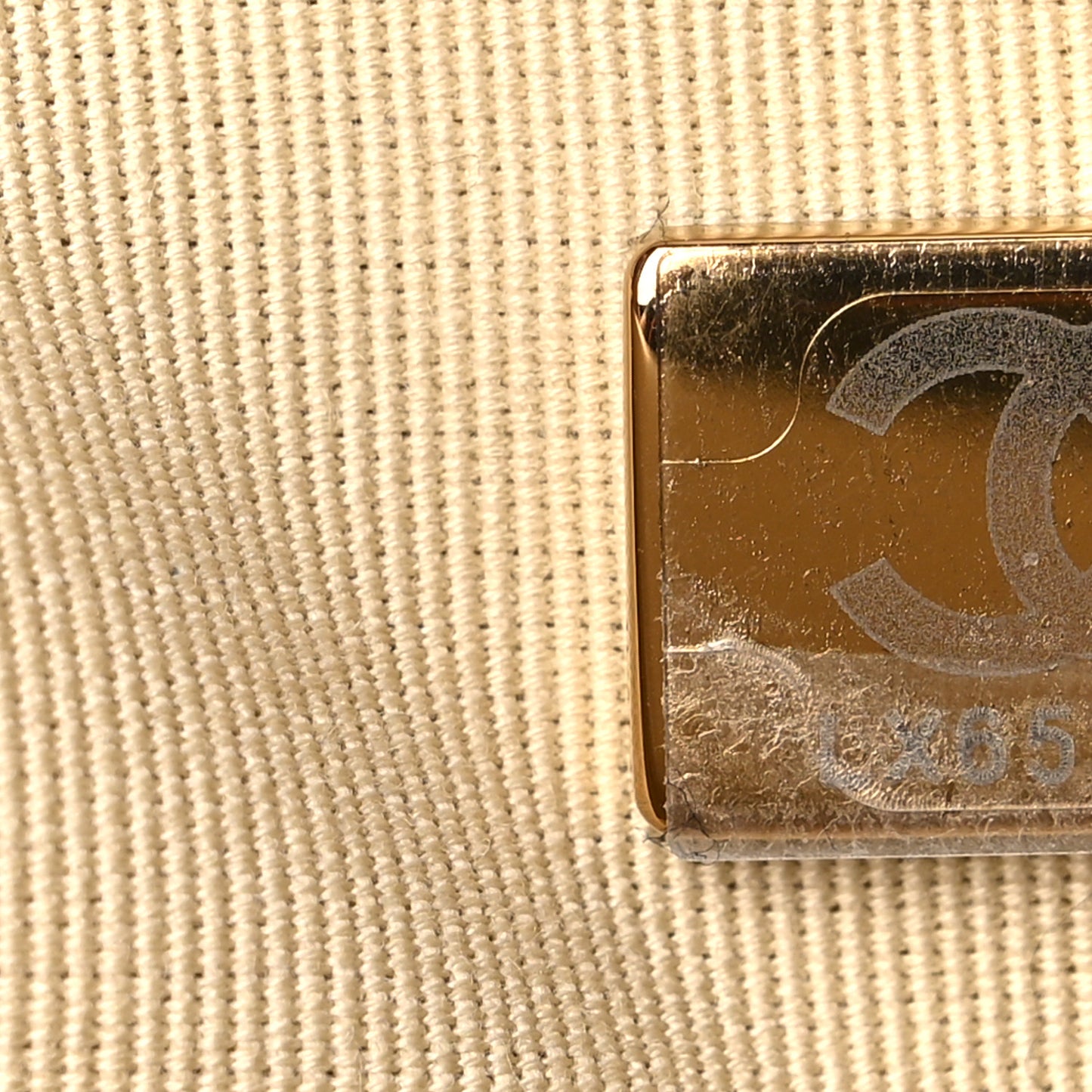 Lambskin Quilted Large Chanel 19 Flap Beige
