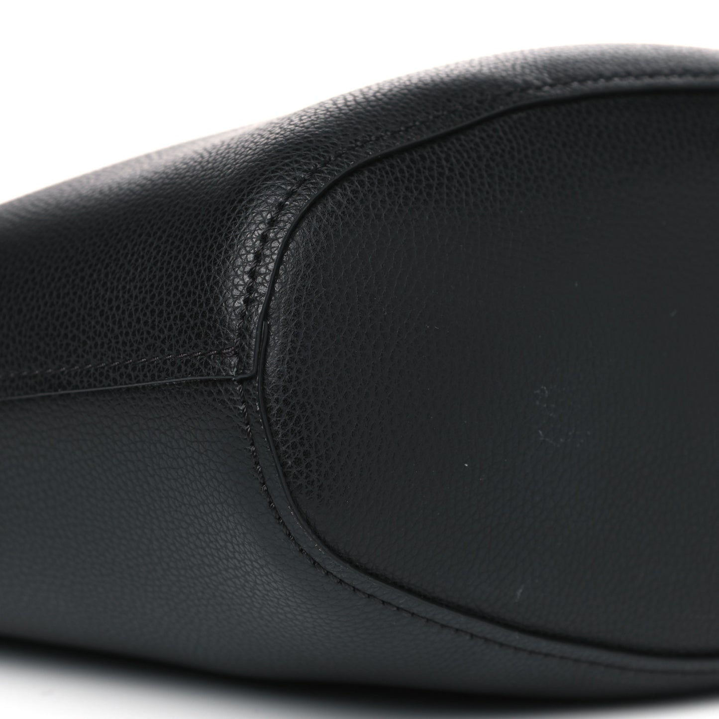 Smooth Grained Calfskin Small Aby Tote Black