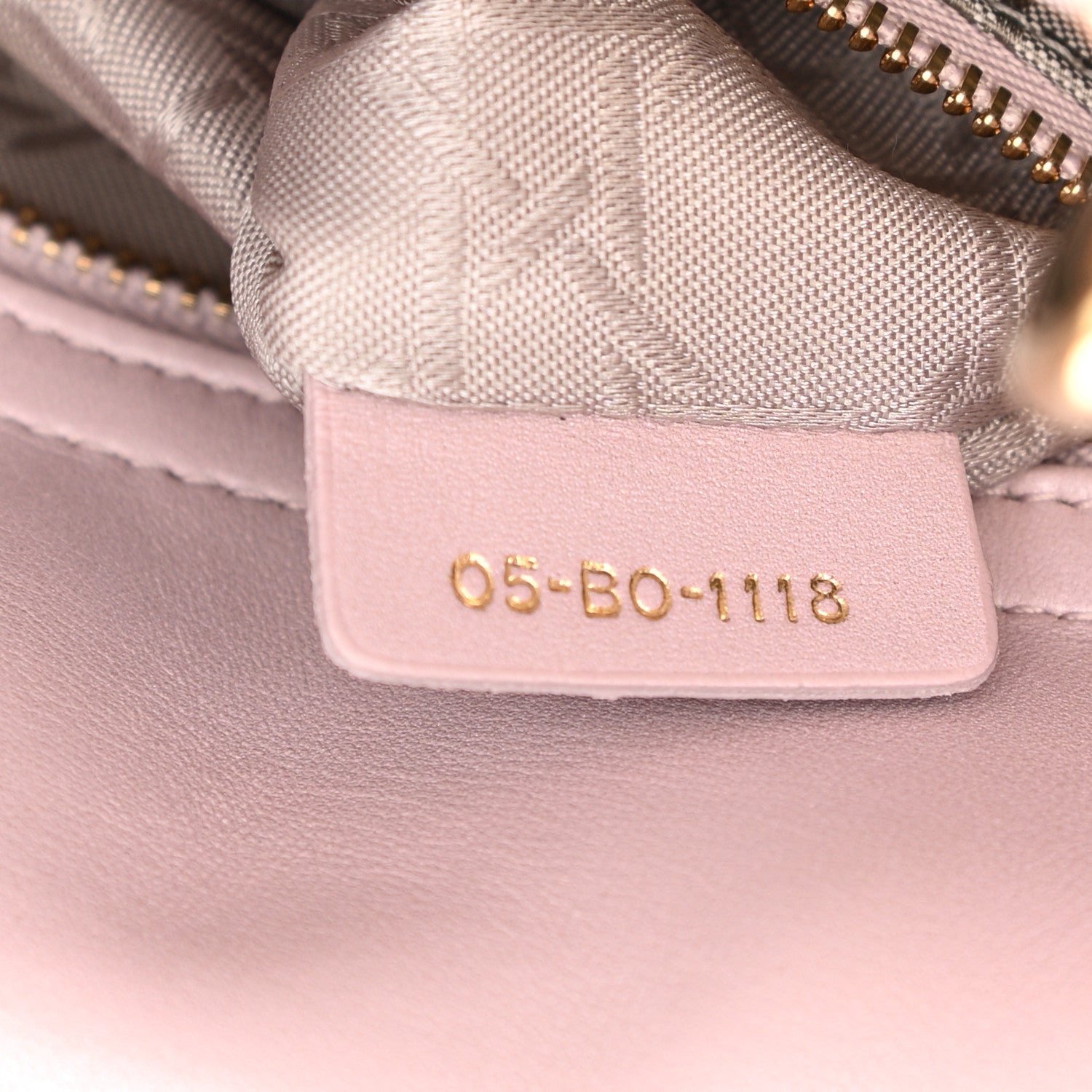 Christian Dior Metallic Lambskin Cannage Mini Lady Dior Lotus 6 of 10