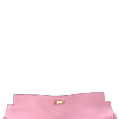 Hermes Swift Kelly Cut Clutch Pochette Mauve Sylvestre 14 of 26