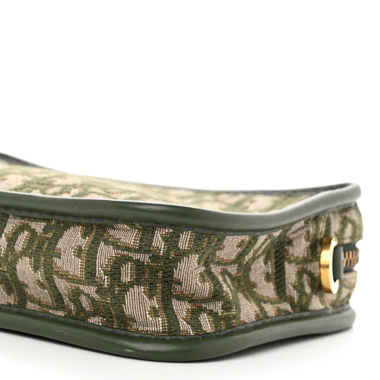 Christian Dior Oblique Diorquake Clutch Green 8 of 12