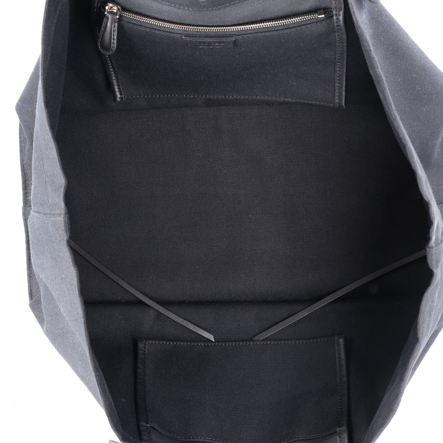 The Row Cotton Twill East West Idaho Tote Black 5 of 9