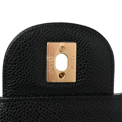 Chanel Caviar Quilted Jumbo Double Flap Black 12 of 12