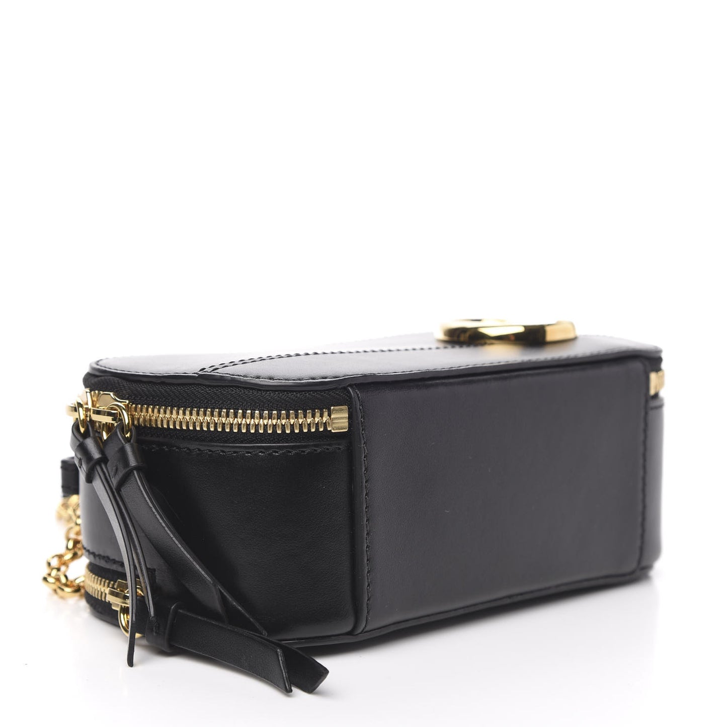 Calfskin Mini C Vanity Bag Black