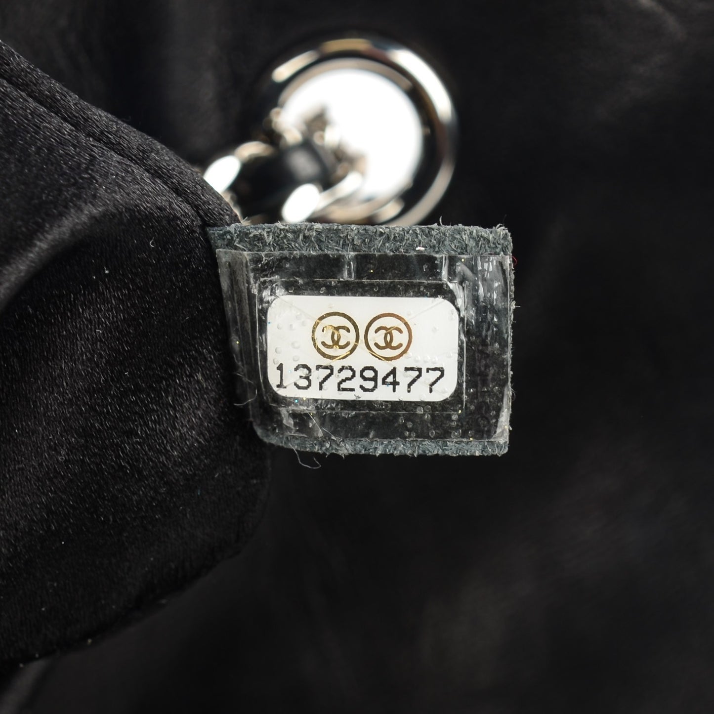 Lambskin Chain Quilted Mini Flap Black