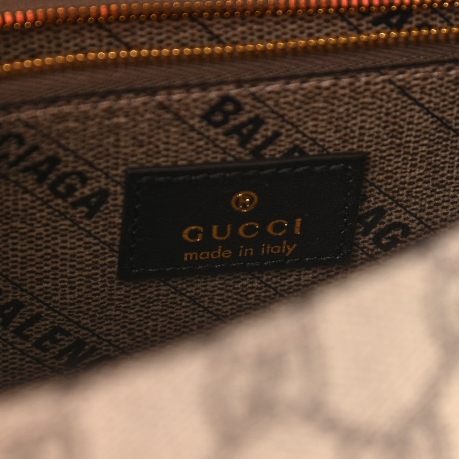 Balenciaga X GUCCI GG Supreme Monogram Small Hourglass Top Handle Bag Beige Ebony 7 of 13