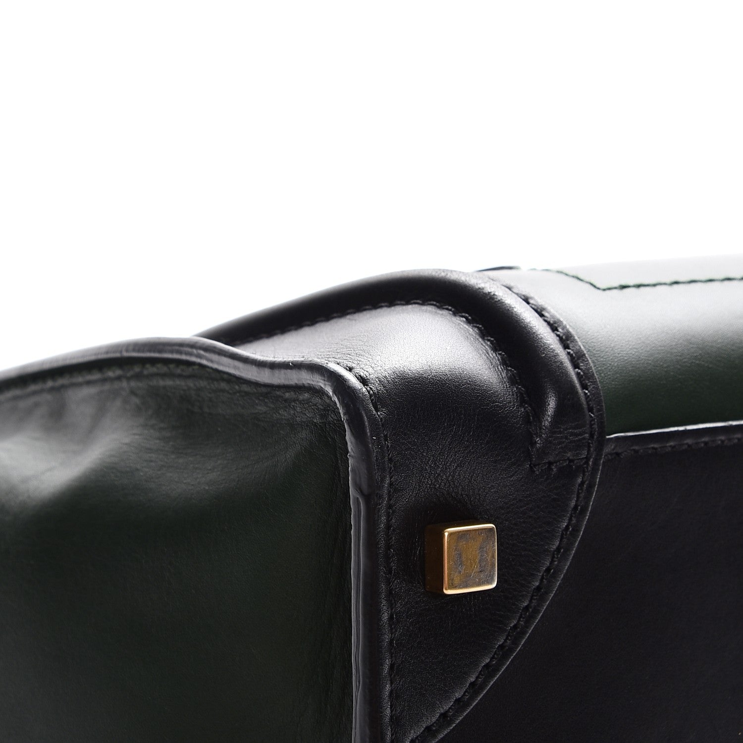 Celine Smooth Calfskin Mini Tri-Color Luggage Forest 9 of 12