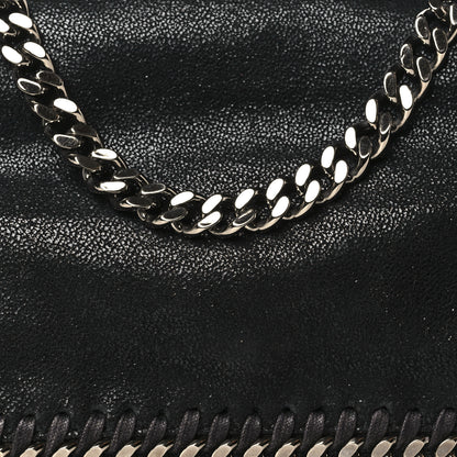 Stella McCartney Shaggy Deer Falabella Fold Over Clutch Black 7 of 9