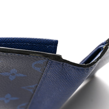 Louis Vuitton Taigarama Brazza Wallet NM Cobalt 9 of 10