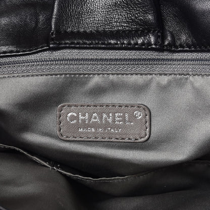 Chanel Lambskin Patent Calfskin Brooklyn Patchwork Flap Black 6 of 8