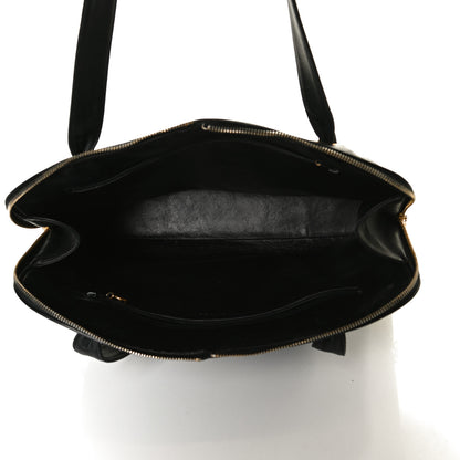 Chanel Lambskin CC Stitched Tote Black 7 of 36
