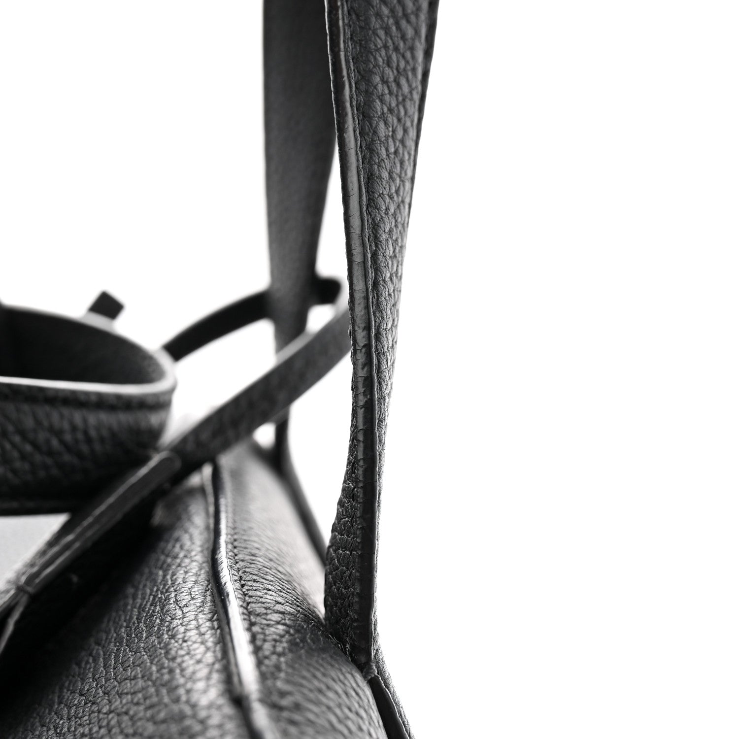 The Row Grained Calfskin The Sporty Bowler 12 Black 7 of 12