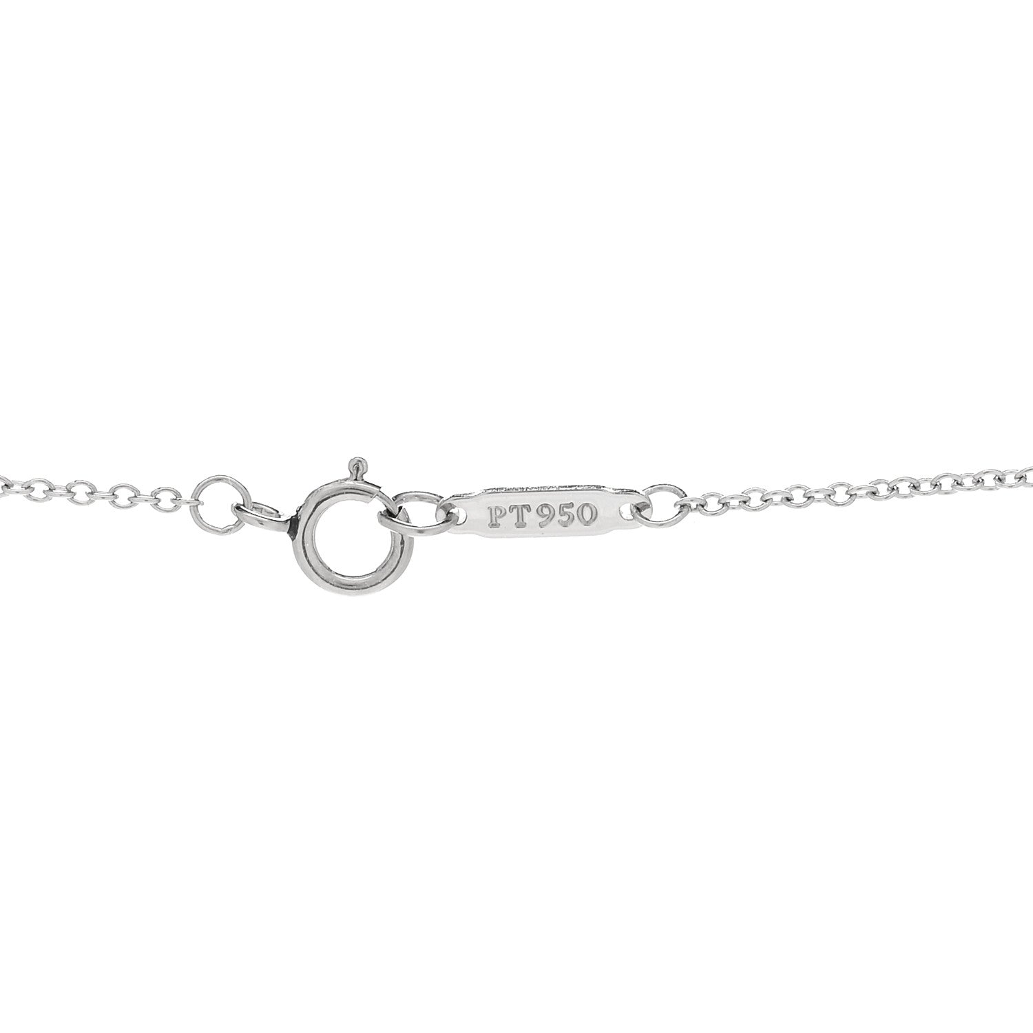 Tiffany Platinum 18K Yellow Gold Diamond Schlumberger Ten Stone Cross Pendant Necklace 4 of 5