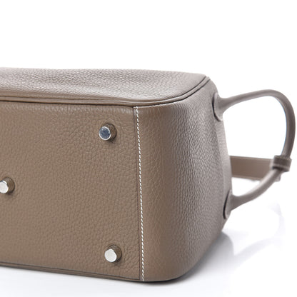 Hermes Taurillon Clemence Lindy 26 Etoupe 5 of 8