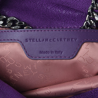 Stella McCartney Shaggy Deer Mini Falabella Fold Over Tote Bright Purple 6 of 8