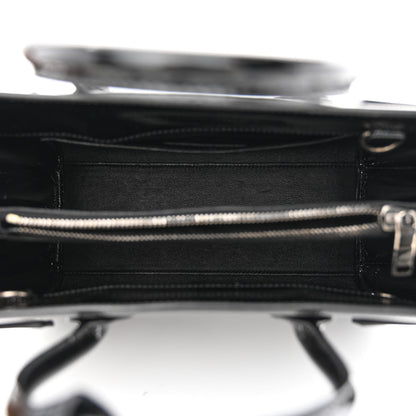 Saint Laurent Ribbed Patent Calfskin Baby Sac De Jour Black 5 of 13