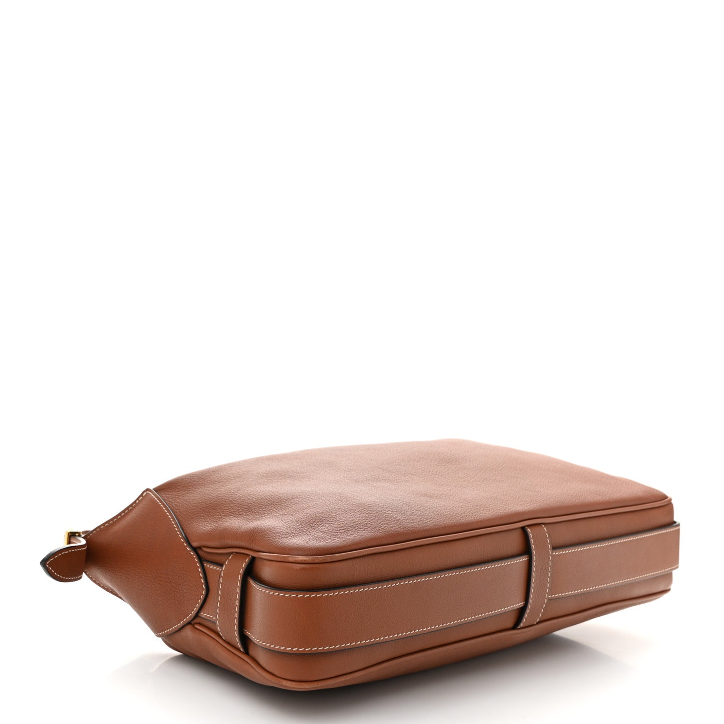 Supple Calfskin Medium Romy Shoulder Bag Tan