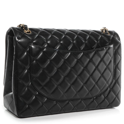 Chanel Lambskin Maxi Single Flap Black 3 of 9