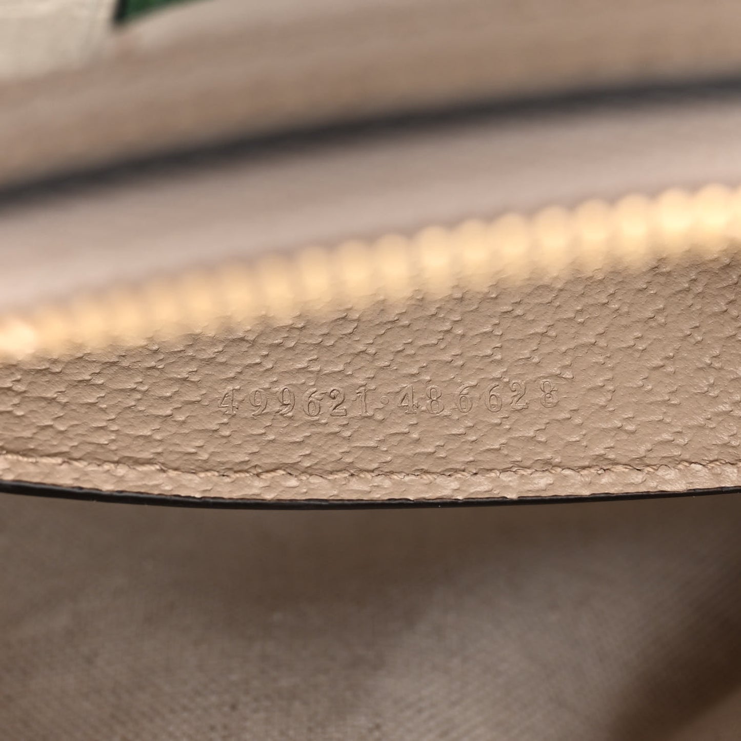 GG Supreme Monogram Textured Dollar Calfskin Web Small Ophidia Dome Shoulder Beige Mystic White Oatmeal