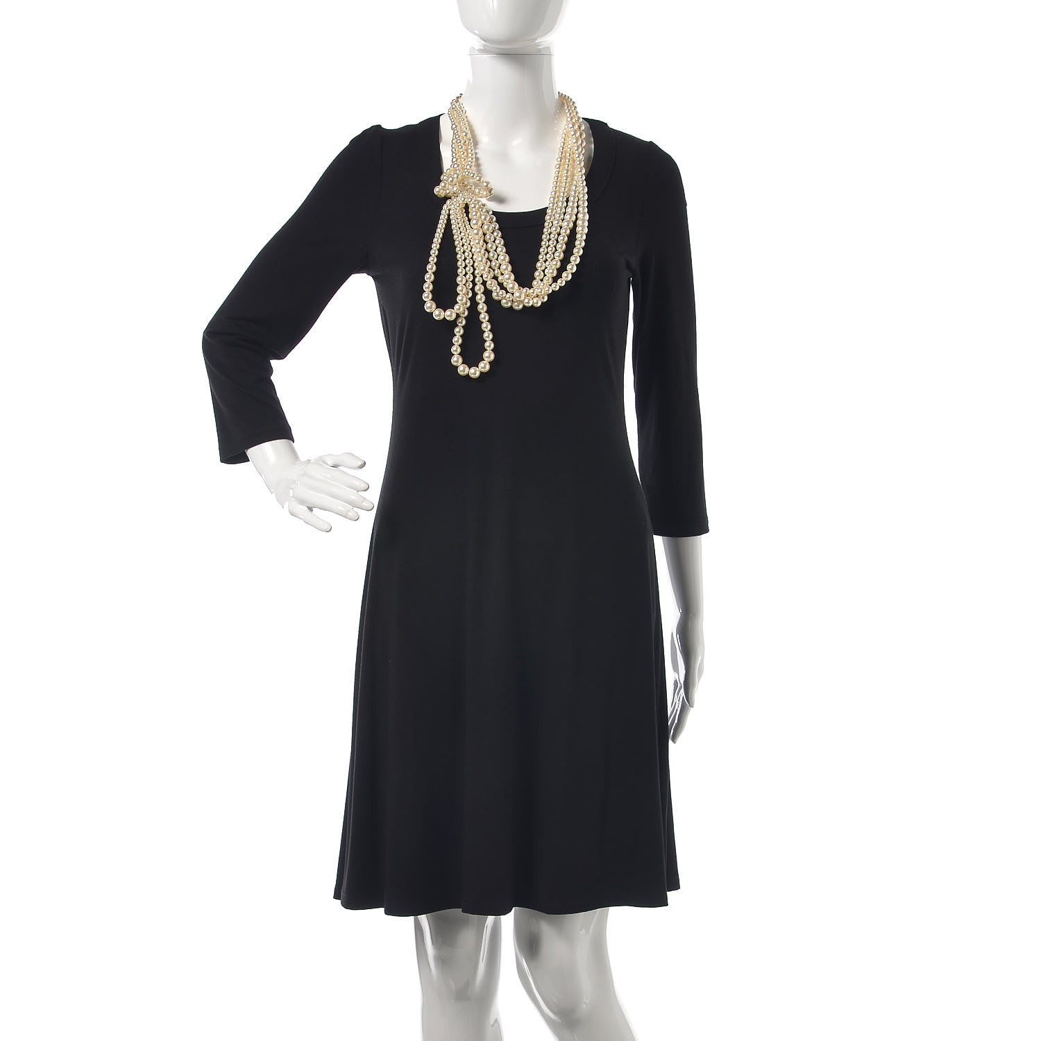 Chanel Pearl Multi Strand CC Necklace Gold 2 of 5