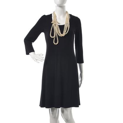 Chanel Pearl Multi Strand CC Necklace Gold 2 of 5