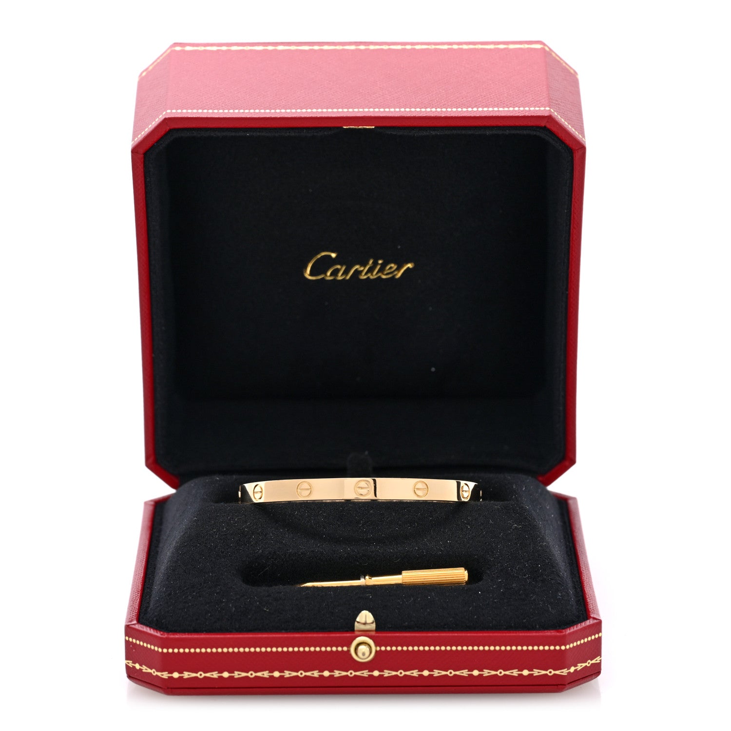 Cartier 18K Yellow Gold LOVE Bracelet 18 8 of 8